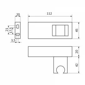 Тримач душової лійки GRB Hidromasaje хром 050058