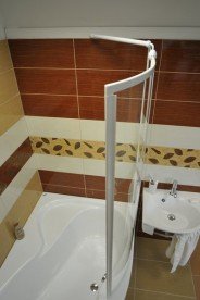 Тримач до шторкою для ванни Ravak Rosa VSK2 короткий білий B110000001