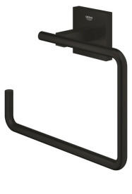 Держатель-кольцо для полотенец Grohe QuickFix Start Cube металл черный матовый 409752430