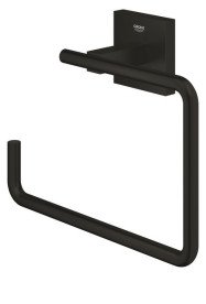 Тримач-кільце для рушників Grohe QuickFix Start Cube метал чорний матовий 409752430