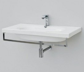 Тримач рушників ArtCeram Blend для раковини 106 см хром BLA004