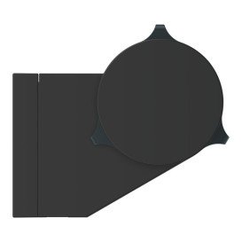 Тримач ручного душу Grohe QuickFix Vitalio Universal регульований чорний матовий 261832431