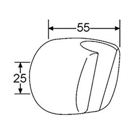 Тримач ручного душу Kludi Sirena настінний хром 6055105-00