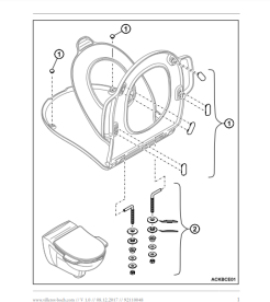Дитяче сидіння з кришкою для унітазу Villeroy & Boch O.Novo Kids дюроспласт AntiBac білий альпійський 8M1261T1