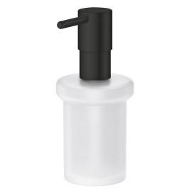Диспенсер для рідкого мила Grohe Essentials метал чорний матовий/матове скло 1024702430