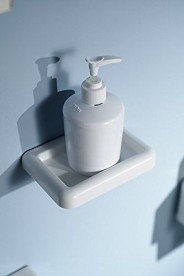 Диспенсер для рідкого мила Haceka Yoly підвісний пластик білий 1137995