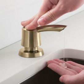 Диспенсер для жидкого мыла Kraus Savan латунь/пластик матовое золото KSD-51BG