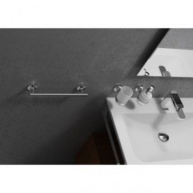 Диспенсер для жидкого мыла Sonia E-Plus настенный белый/хром 124619