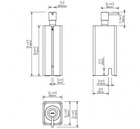 Диспенсер для рідкого мила Sonia Luce латунь/акрилове скло чорний/коричневий 182619