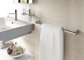 Диспенсер для рідкого мила Sonia S6 настінний хром / білий 161010