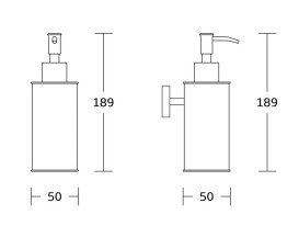 Диспенсер для жидкого мыла VBI Quadro с держателем золото VBI-040216GL