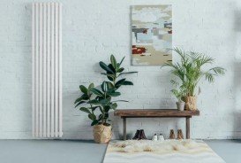 Дизайнерський радіатор Betatherm BQ Quantum 150х32,5 см сталь білий BQ 2150/08 9016M 99