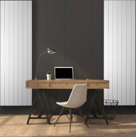 Дизайнерський радіатор Betatherm Terra 180х50,1 см сталь білий TV1 180-501 9016М 99