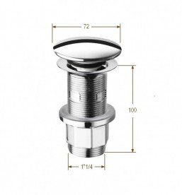 Донний клапан для раковини ArtCeram хром ACA032