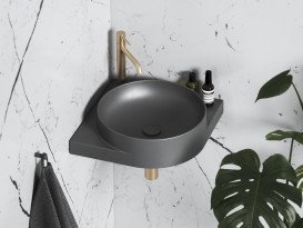 Донний клапан для раковини Ravak Flat антрацит X03068