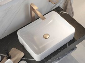 Донний клапан Hansgrohe для раковини без переливу шліфована бронза 50001140