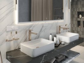 Донний клапан Hansgrohe для раковини без переливу шліфована бронза 50001140