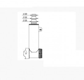 Додаткова частина сифона Prevex Smartloc для підключення пральної машини 42EC00904