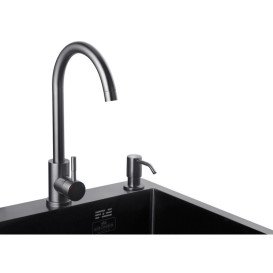 Дозатор для миючого засобу Kroner KRP Spender SCH049 врізний 480 мл чорний CV030014