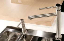 Дозатор для жидкого мыла Gessi Ovale врезной 500 мл нержавеющая сталь 29652#149