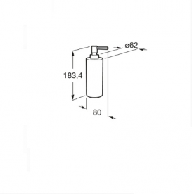 Дозатор для жидкого мыла Roca Victoria хром A816679001