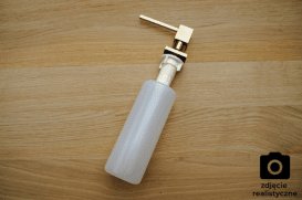 Дозатор для жидкого мыла Sink Quality Quatro латунь/пластик золотой DOK-gd