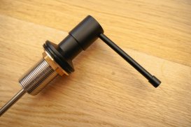 Дозатор для рідкого мила Sink Quality Top латунь/пластик чорний DOZL-bk