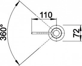 Дозатор для миючого засобу Blanco Piona нержавіюча сталь матова полірування 515992