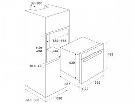 Духовой шкаф Teka Maestro HLC 847 C с функциями микроволновой печи с металлической рамкой черное стекло 40587601