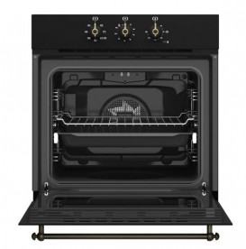 Духовой шкаф Teka Rustica HRB 6100 AT электрический 70 л черный/латунь 111010006