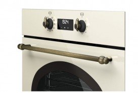 Духовой шкаф Teka Rustica HRB 6400 VN электрический 70 л ваниль/латунь 111010016