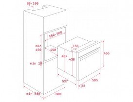 Духовой шкаф Teka Total HSC 635 электрический 44 л нержавеющая сталь 41531030