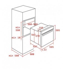 Духовой шкаф Teka UrbanColor HLB 8400 P электрический 70 л серый камень 111000009