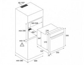 Духовой шкаф Teka Wish Easy HBB 735 электрический 70 л нержавеющая сталь 41560210