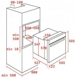 Духова шафа Teka UrbanColor HLB 8600 електрична 70 л капучино 111000014