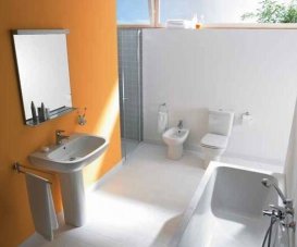 Раковина для ванної підвісна Duravit колекція D-Code біла 23106000002