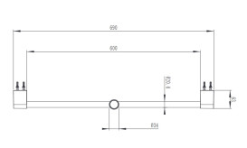 Душевая штанга Villeroy & Boch Embrace хром TVS1086001161