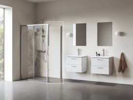 Душевая боковая стенка Ravak Blix II NBLPS 80 профиль полированный алюминий стекло transparent 9BM40C00Z1