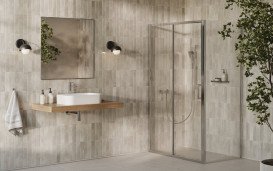 Душова бічна стінка Ravak X-Point Slim XPSPS 100 профіль полірований алюміній скло transparent X90VA0C0FZ1