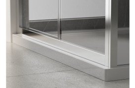 Душевая дверь Besco Duo Slide 130х195 см раздвижная глянцевый хром/прозрачное стекло DDS-130