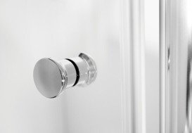 Душевая дверь Besco Sinco 80х195 см распашная глянцевый хром/прозрачное стекло DS-80