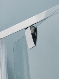 Душові двері Kolpa-San Luna TVO/S 80/К 80х190 см профіль срібний/прозоре скло 534190