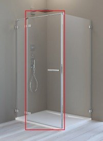 Душевая дверь Radaway Arta Door G 620 левая хром прозрачное стекло 386455-03-01L