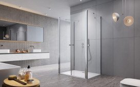 Душові двері Radaway Eos DWD+2S 120х197 см хром/прозоре скло 13799404-01