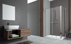 Душові двері Radaway Eos II DWD + S door 90 профіль хром прозоре скло 3799491-01