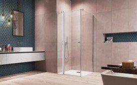 Душові двері Radaway Eos II KDJ 100х195 см ліва хром/прозоре скло 13799422-01L