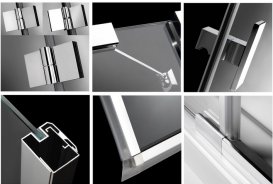 Душевая дверь Radaway Essenza DWJ 80 правая хром/стекло графит 32712-01-05NR