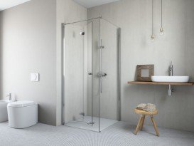 Душові двері Radaway Essenza New KDJ B 100 ліва хром / прозоре скло 385083-01-01L