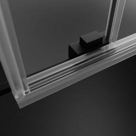 Душевая дверь Radaway Idea Black KDS 100х200.5 см раздвижная правая черный/прозрачное стекло 10115100-54-01R