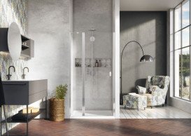 Душевая дверь Radaway Nes 8 DWJ II 120х200 см распашная правая хром/прозрачное стекло 10083120-01-01R